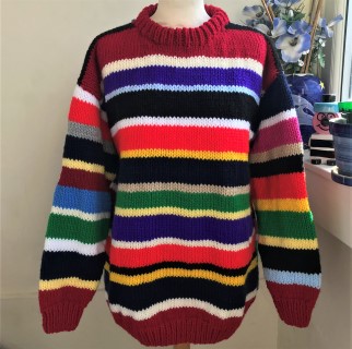 Multicoloured Stripe | Bexknitwear