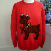 Red Xmas Reindeer