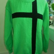 Fluorescent Green Cross