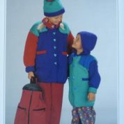 WENDY KNITTING PATTERN LEAFLET 3850 GIRL’S OR BOY’S DUFFLE COAT AND HAT