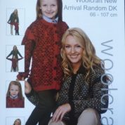 JAROL WOOLCRAFT KNITTING PATTERN 1024 HERITAGE DK NEW ARRIVAL RANDOM DK CARDIGAN