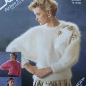 ROBIN KNITTING PATTERN LEAFLET14802 MOHAIR SWEATER DYNASTY