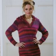 James C brett Knitting Pattern Sweater JB188 Chunky Marble With or Without Hood