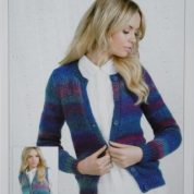 James C brett Chunky Knitting Pattern Cardigan And Waistcoat JB247