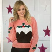 James C brett Knitting Pattern Ladies Christmas Pudding JB271 Double Knitting
