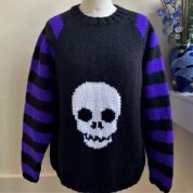 Skull Purple Stripe