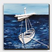 Sea Boat Photo Tile