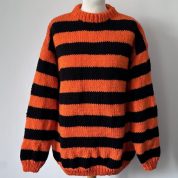 Orange and Black Stripes